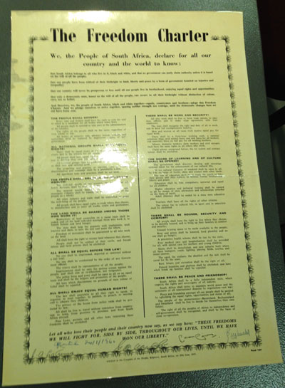 Original Freedom Charter